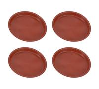 BETOOKY Plateau de Pots de Fleurs et Maintien du Niveau d'eau 10pcs Rouge en Plastique Protection des Surfaces pour Jardin et Balcon