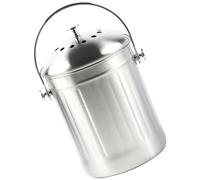 BETOOKY Poubelle à Compost Couvercle Anti-Odeur en Acier Inoxydable et Poignée Portable Cuisine et Rangement Intérieur