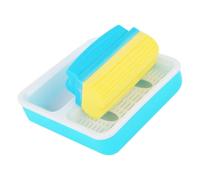 BETOOKY Set de Nettoyage pour Tableau Blanc Gomme à Craie et Boîte en Pvc, Facile à Utiliser et Transporter pour Effacer Marqueurs et Craie