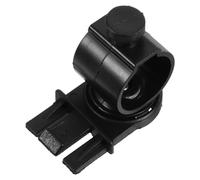 BETOOKY Support de Lampe à Pince Portable en Plastique Noir pour Casque de Chantier et Casque de Pompier Antidérapant Adapté aux Professionnels en Construction et Incendie
