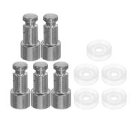 BETOOKY Vanne à Flotteur en Acier Inoxydable pour Autocuiseur Électrique 4l 5l 6l Joint D'étanchéité Résistant Corrosion Lot de 5 de Pièces