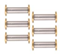BETOOKY Vis pour Manche de Couteau Lot de Rivets à Goupille 6 Pièces en Acier Inoxydable M4 5mm Fixation à Tête Plate, Installation Simple, pour Couteaux Cuisine et Couteaux à Fruits