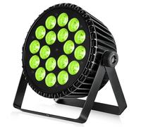 Betopper 6 en 1 Par Led 18x18W RGB Lime Amber UV Lumière de Scene DMX512 1P
