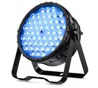 BETOPPER Jeux de Lumière Soirée DJ DMX LED Par 54x3W RGB Spot Lumière Soirée Effet Auto Son Activé Projecteur Éclairage de Scène Disco Stroboscope de Fête Mariage Bar Disco Concert Noël 1 pack LPC015