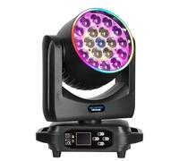 Betopper Lumière de Scène Lyre LED 19x15W RGBW DMX Moving Head Lampe