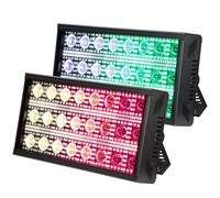 BETOPPER Lumières Stroboscope 300W LED Matricielle Faisceau Dynamique RGBW 4-en-1 Mappage de Pixels Jeu de Lumiere 5 Modes de Controle Intense Lumières de Scène pour DJ Bar Fête (2PCS)