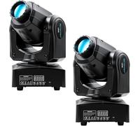 Betopper Lyre Beam 30W Jeu de Lumière DJ 7 Gobo 7 Couleurs Lumiere Disco 2P