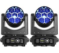 Betopper Lyre Led DMX RGBW DJ Jeux de Lumière Lyre Beam Wash Zoom CTO 2P