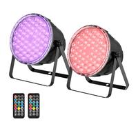 Betopper Par Led 54x3W Luminosité Supérieure 3-en-1 RGB Dj Lumière DMX 2P