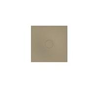 BetteAir Carreau de douche avec support minimum et BetteAntidérapant Pro, 900x900mm, 7350-417AE,T2, Couleur: Hazel mat