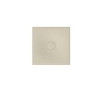 BetteAir Carreau de douche avec support minimum et BetteGlasur Plus, 900x900mm, 7350-422PLUS,T2, Couleur: Beige mat