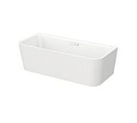 Bette BetteArt baignoire 3480-287CWVHK starwhite, 180x80x42cm, installation devant le mur