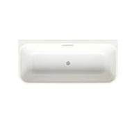 Bette BetteArt baignoire 3480-440CWVHK neige, 180x80x42cm, installation devant le mur