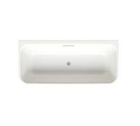 Bette BetteArt baignoire 3480-440CWVHK neige, 180x80x42cm, installation devant le mur