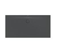 Bette BetteFloor Side zone de douche 3375-400PLUS 160x80cm, glaçure, corbeau