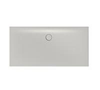 Bette BetteFloor Side zone de douche 3375-410PLUS 160x80cm, glaçure, argent