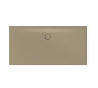 Bette BetteFloor Side zone de douche 3375-417PLUS 160x80cm, glaçure, noisette