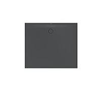 Bette BetteFloor Side zone de douche 3394-400PLUS 140x120cm, glaçure, corbeau