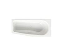 Bette BetteLuna bath 2750-440PLUS glaçure, neige, 170x75x45cm, pied en pente à gauche
