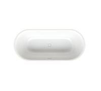 Bette BetteLux Oval baignoire 3466-004 blanc noble, 180x80x45cm