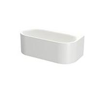 Bette BetteLux Oval silhouette baignoire 3415-440CWVVS neige, 170x80x45cm, à poser