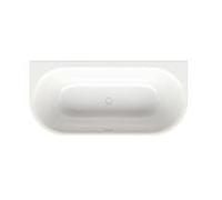 Bette BetteLux Oval silhouette baignoire 3416-287CWVVS starwhite, 180x85x45cm, à poser