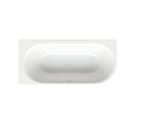 Bette BetteLux Oval silhouette baignoire 3425-004CERVS blanc noble, 175x80x45cm