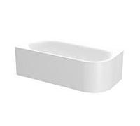 Bette BetteLux Oval silhouette baignoire 3426-004CERVS blanc noble, 185x85x45cm