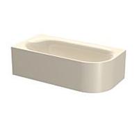 Bette BetteLux Oval silhouette baignoire 3427-001CERVS pergamon, 195x95x45cm