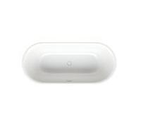 Bette BetteLux Oval silhouette baignoire 3465-004CFXXS blanc noble, 170x75x45cm, à poser