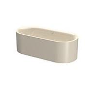 Bette BetteLux Oval silhouette baignoire 3466-001CFXXS pergamon, 180x80x45cm, à poser