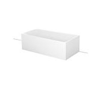 Bette BetteLux silhouette baignoire 3461-440CWVVS 180x90x45cm, avec tablier, neige GlasurPlus