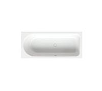 Bette BetteOcean bain bas 8831-004 blanc noble, 160x70x38cm, pied droit, trop-plein à l'avant
