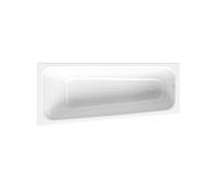 Bette BetteSpace S baignoire 1130-440AR 170x75x42cm, coin gauche, antidérapant, neige