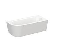 Bette BetteStarlet Baignoire silhouette V BetteStarlet blanc étoile, 175x80x42cm, avec tablier
