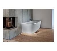 Bette BetteStarlet Baignoire V Silhouette 6690CELVK blanc GlazePlus, avec panneau, Multiplex Trio MT5