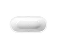 Bette BetteStarlet Flair Oval bain 8775-440AR antidérapant, neige, 188x88x42cm