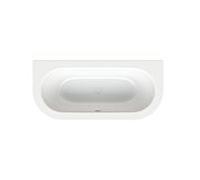 BetteStarlet I Silhouette Baignoires en applique, 2 places, 1650x750x420mm, 8300-000CWVVK, Couleur: Blanc