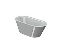 Bette BetteStarlet Oval baignoire 2700-002CFXXK manhattan, 150x80x42cm, à poser