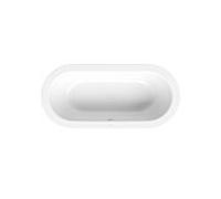 Bette BetteStarlet Oval bain 2720-440AR, PLUS 165x75x42cm, antidérapant / glacis, neige