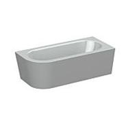 Bette BetteStarlet V silhouette baignoire 6690-002CELVK manhattan, 175x80x42cm, avec tablier
