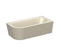 Bette BetteStarlet V silhouette baignoire 6700-001CELVK pergamon, 185x85x42cm, avec tablier