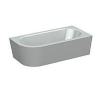 Bette BetteStarlet V silhouette baignoire 6720-002CELVK manhattan, 195x95x42cm, avec tablier