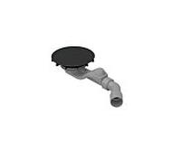 Bette Bonde/trop-plein BetteAir B524-035 pour carrelage douche, ébène