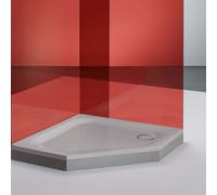 Bette Caro Receveur de douche pentagonal, 7189-412PLUS,