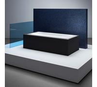 Bette Classic Baignoire rectangulaire encastrée, 1273-0002GR,