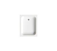 Bette douche match0 5500000PLUS 100 x 80 x 15 cm, blanc, GlasurPlus