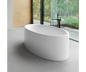 Bette Eve Oval Silhouette Baignoire en îlot, ovale, 6043-000CFXXS+B609-000,