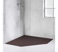Bette Floor Caro Receveur de douche pentagonal, 7191-401AE,