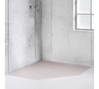 Bette Floor Caro Receveur de douche pentagonal, 7191-413PLUS,